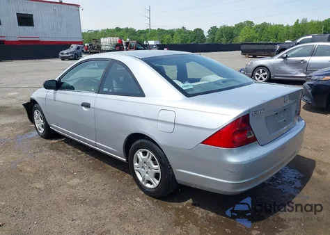 2001 Honda Civic Lx из США, поврежденный, VIN 1HGEM22561L067461